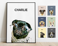 Load image into Gallery viewer, Custom Digital Pet Portrait